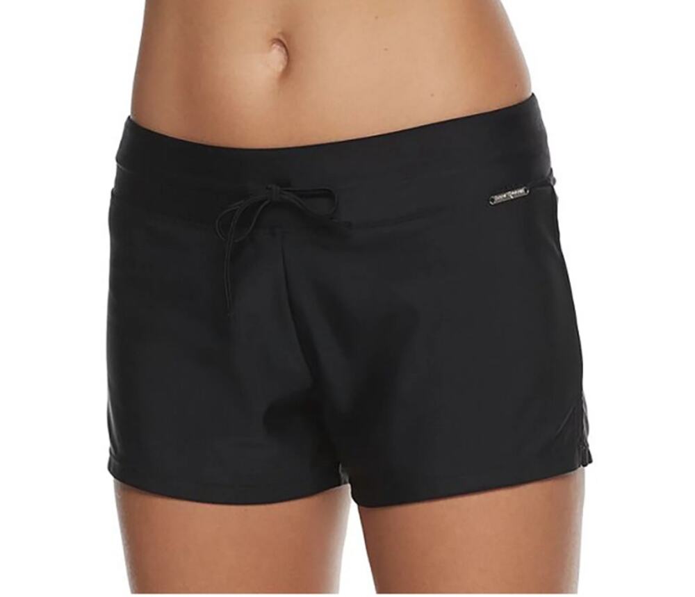 ZeroXposur Swimwear Licorice Black Action Swim Shorts Size 1x NEW $50